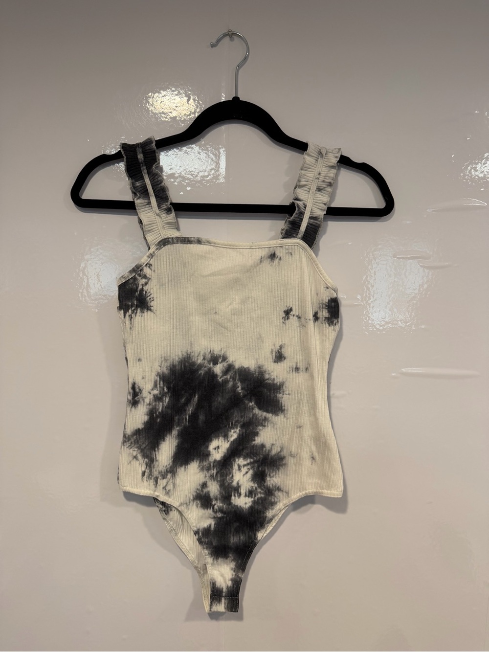 Tie-Dye Black & White Le Lis Boutique Bodysuit